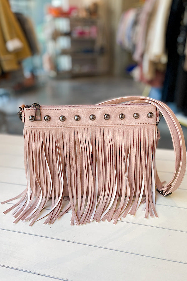Studded Cowgirl Pink Purse